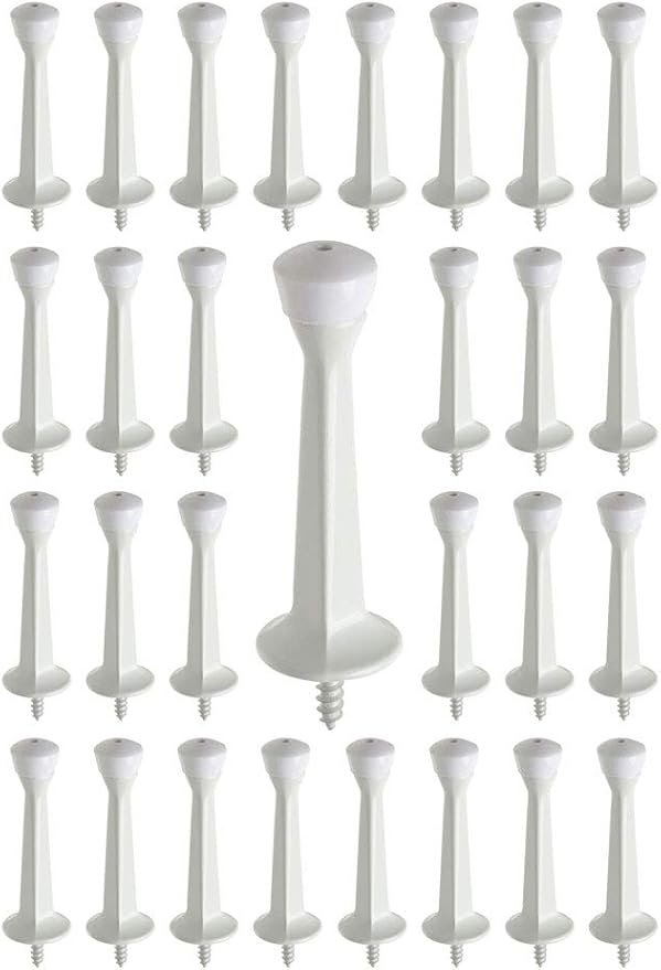 Liberty Premium Door Stop Metal Solid Rigid Door Stopper Brushed 3" - Image 4