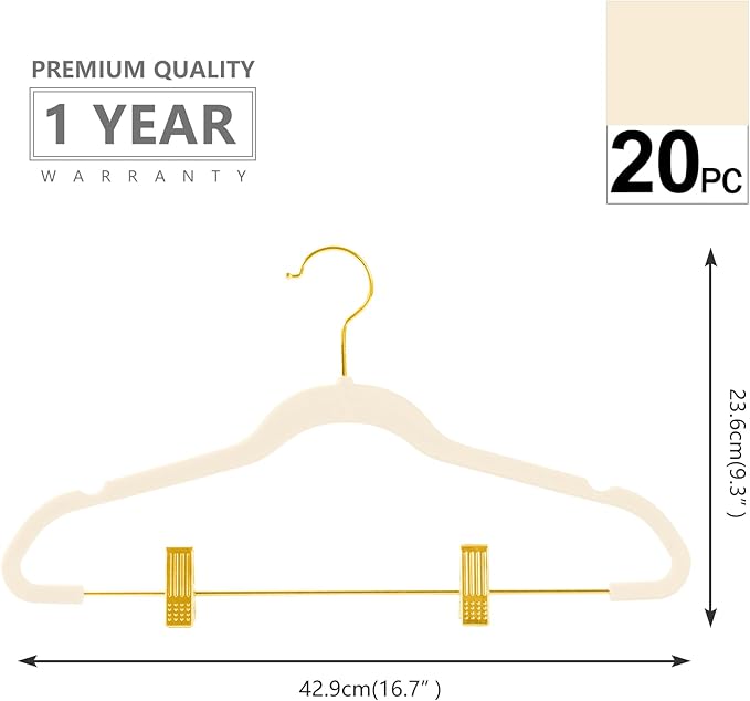MIZGI Premium Velvet Pants Hangers - Image 6