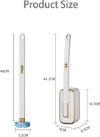 Disposable Toilet Brush with 48 Refill Heads and Holder– Includes Storage - Image 5