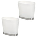 iDesign Slim Bathroom Trash Can, Small Plastic Garbage Can by iDesign