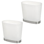 iDesign Slim Bathroom Trash Can, Small Plastic Garbage Can by iDesign