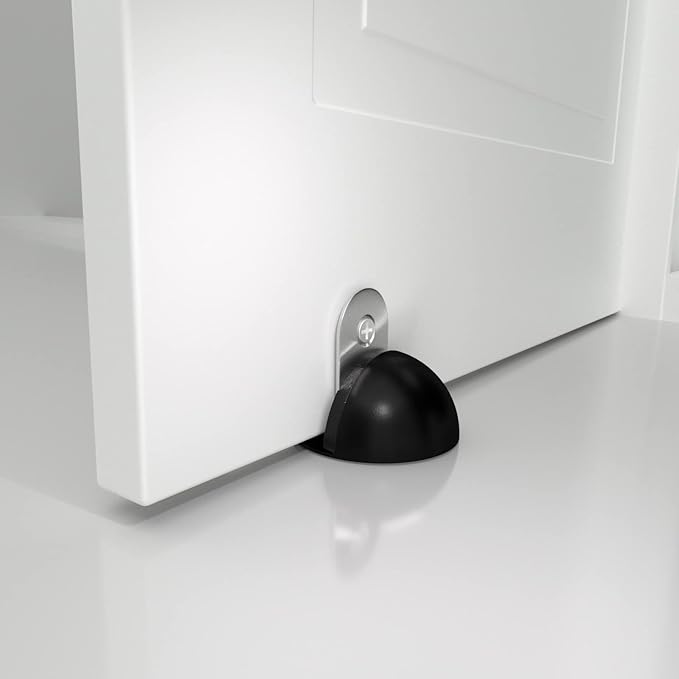 Magnetic Door Stoppers, No Drill Door Stops Magnetic Floor Mount Door Stopper - Image 4
