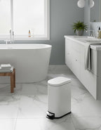 Garvee 2.6 Gallon / 10L Metal Bathroom Trash Can - Image 3