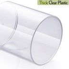 AOZITA 8 Pack Acrylic Qtip Holder Dispenser - Image 7