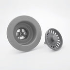 3-1/2 Inch Polymer Slate Gray Sink Drain Assembly - Image 5