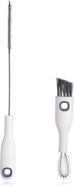 2 Pcs Multifunctional Cup Lid Cleaning Brush and Straw Cleaner Brush Set by Lusofie