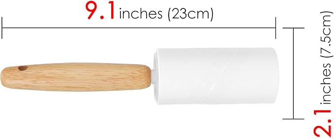 2 Pack Lint Rollers for Pet Hair, 240 Sheets Pet Hair Remover for Clothes - Image 5
