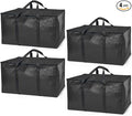 ClearSpace Heavy Duty Moving Bags or Storage Bags – Black Storage Bins by ClearSpace