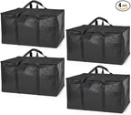 ClearSpace Heavy Duty Moving Bags or Storage Bags – Black Storage Bins by ClearSpace