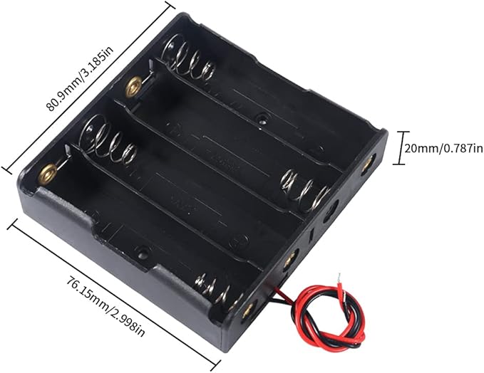 12PCS 18650 Battery Holder Bundle - Image 6
