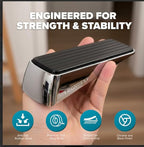 Strongest Home Heavy Duty Door Stopper Wedge | Non-Slip Rubber and Metal Door - Image 7