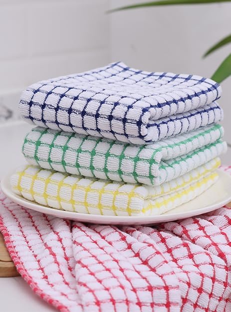 Kitinjoy Cotton 24 Pack Terry Kitchen Towels, 16 x 25 Inches Super Soft and - Image 7