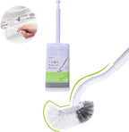 Marbarsse Bathroom Toilet Bowl Brush and Holder, Curved Design Toilet Brush by Marbrasse