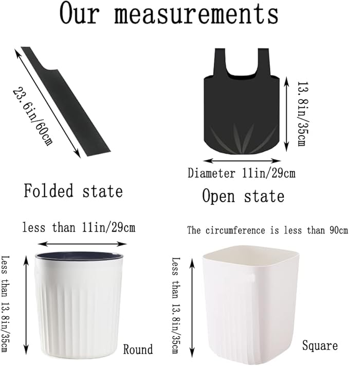 Small Black Trash Bags, Small Garbage Bags - Image 3