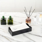 Luxenap 15.8 X 7.9 Inch Linen-Feel Guest Towels, 2000 Lettered Hand Towels - Image 9