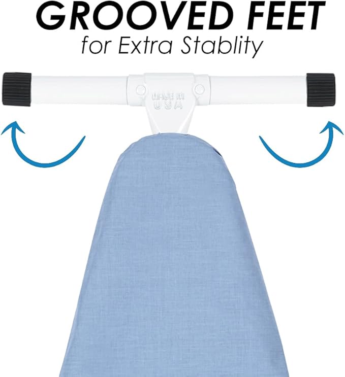 Full Size Ironing Board with Cover & Pad – USA-Made with Enhanced Grip Feet - Image 2