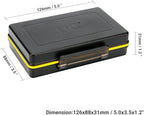 JJC Compact AAA Triple A Battery Storage Case Holder Organizer, Hard Plastic - Image 7