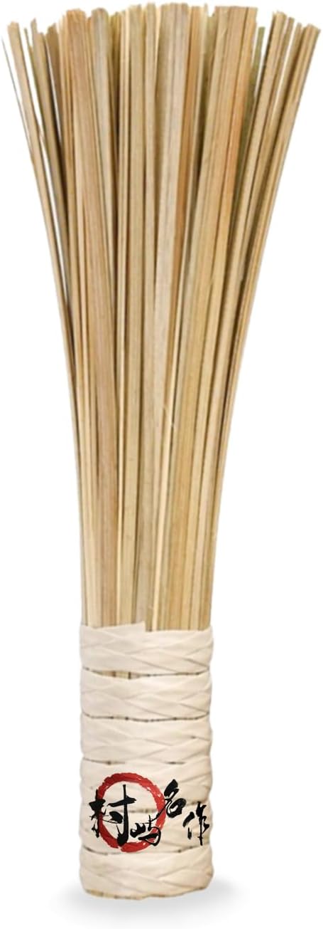 12-Inch Bamboo Wok Brush, Flat Brush, Kitchen Cleaning Brushes by OTYFGHD