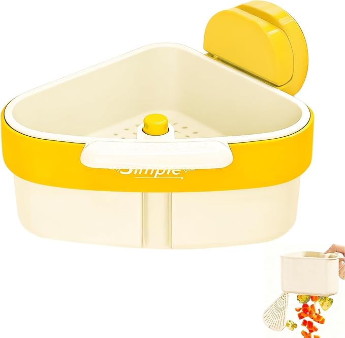 2026 New Suction Cup Sink Strainer | Corner Sink Strainer | Sinks Trash Food by Unknown