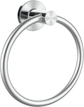 Brushed Silver Towel Ring, SUS304 Stainless Steel Hand Towel Holder by Z-TIISON