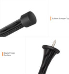 2 Pack Spring Door Stopper Black- 3-1/4" Flexible Spring Door Stops - Image 4
