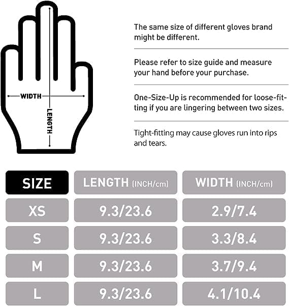 OKIAAS Black/Pink Vinyl Disposable Gloves Latex Free, Food Grade, 5 mil - Image 6