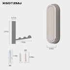 4PCS Folding Coat Hooks, Heavy Duty Wall Hooks Made of Zinc Alloy, Foldable - Image 7