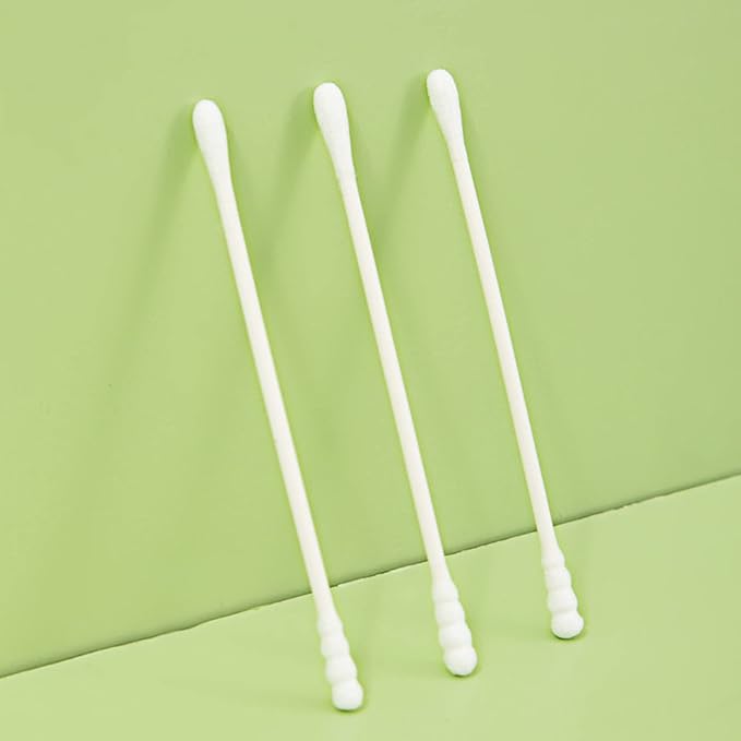 1000 Count Mini Cotton Swabs, Spiral/Round Cotton Swab - Image 5