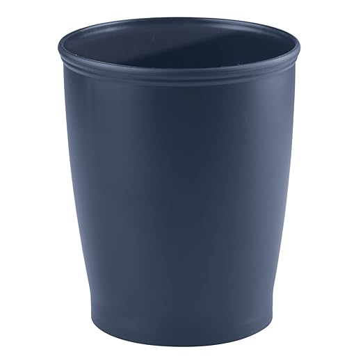 mDesign Small Plastic Bathroom Garbage Can by mDesign