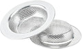 2 Pack Upgraded Double-Layer Kitchen Sink Strainer by JANE%27S+CUTIE