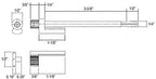 Nuk3y Door Saver 2 II Hinge Pin Stop Fits All 3"" to 4-1/2"" Residential Hinges - Image 4