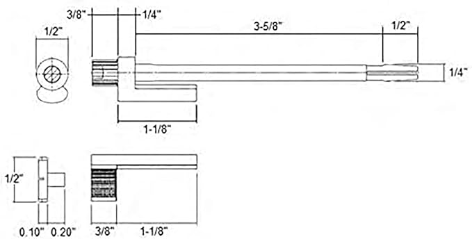 Nuk3y Door Saver 2 II Hinge Pin Stop Fits All 3"" to 4-1/2"" Residential Hinges - Image 4