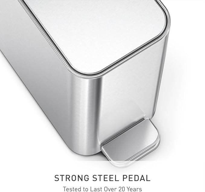 simplehuman Small Bathroom Trash Can - Image 5