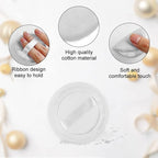 10pcs Powder Puff Cotton Cosmetic Powder Face Makeup Puffs Pads - Image 3
