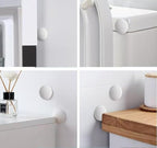 Door Stoppers Door Stops Wall Protector. 3.15" Large Size White Silicone Door - Image 6