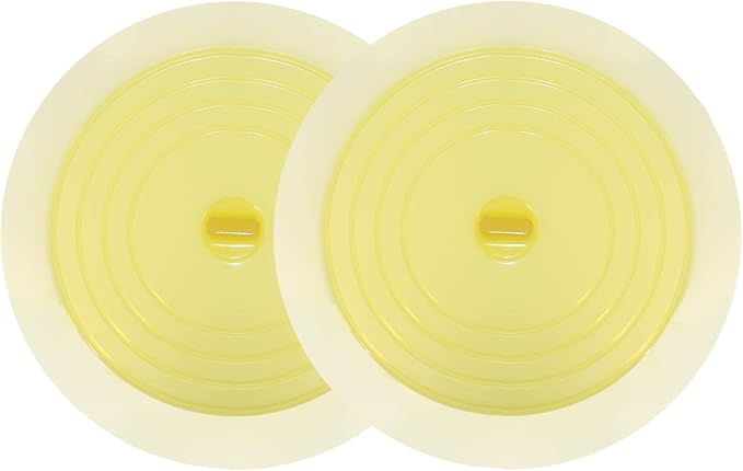 V-TOP Bathtub Drain Plug 2 Pack, 6 inches Large Silicone Tub Stopper Hair by V-TOP