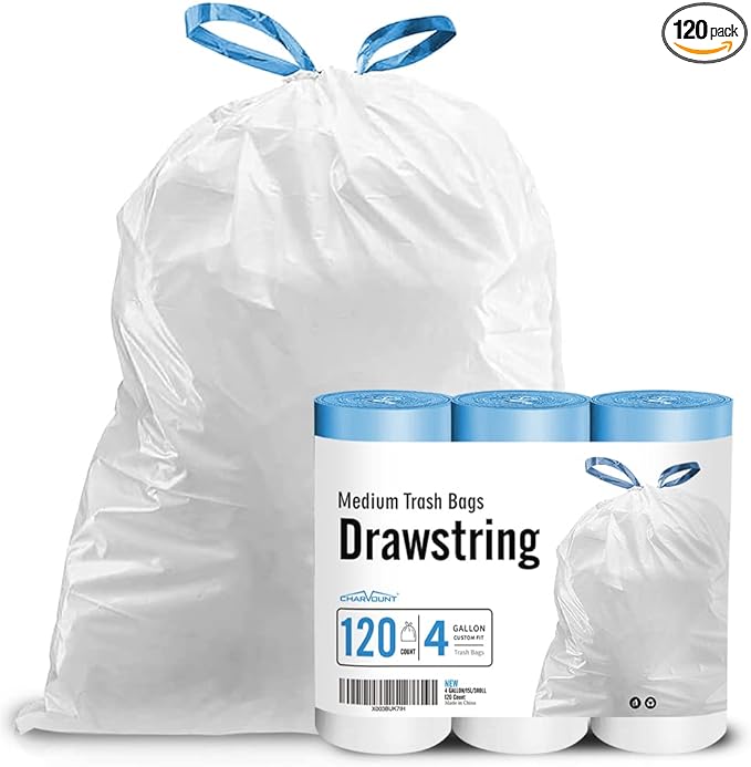 Charmount 4 Gallon Trash Bag by CHARMOUNT