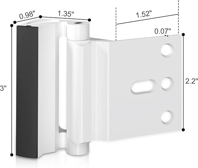 2Pack Door Reinforcement Lock Withstands 800lbs of Force - Image 6