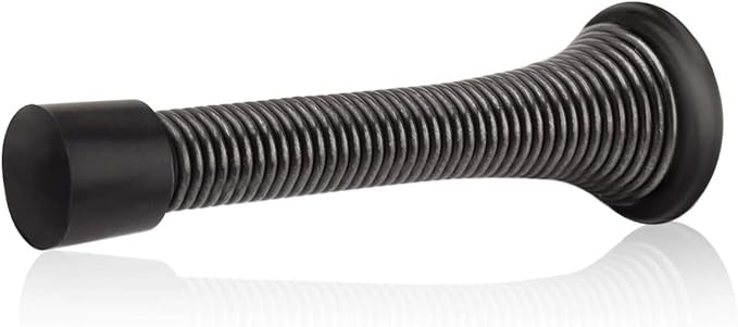HOMOTEK 50 Pack Oil Rubbed Bronze Spring Door Stops, 3-1/8” Heavy Duty Door Stop by HOMOTEK