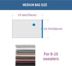 7 Pack Medium Space Saver Vacuum Storage Bags - Image 5