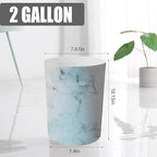 Feisco Small Trash Can for Bathroom, 2 Gallon Trash Can Trash Bin Wastebasket - Image 2