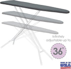 Full Size Ironing Board Made in USA – Dark Grey by Seymour Home Products 4 - Image 3