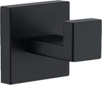 Towel Hooks for Bathrooms, Matte Black Towel Hook for Kitchen Bathroom by Delarkusi