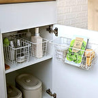 Hanging Kitchen Baskets Adhesive Sturdy Wire Storage Baskets - Image 7