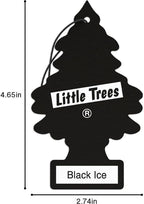 Little-Trees Black Ice Little Tree Air Freshener- 24 Pack - Image 7
