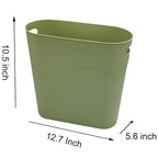 Small Trash Can Plastic Bathroom Wastebasket 3.2 Gallon Slim Garbage Container - Image 4