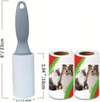 Pet Hair Lint Rollers, 3 Pack, 90 Sheets Each– Reusable Sticky Roller - Image 2
