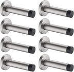 JQK Door Stopper, 304 Stainless Steel Thicken 1mm Sound Dampening Door Stop by Homeimprovement