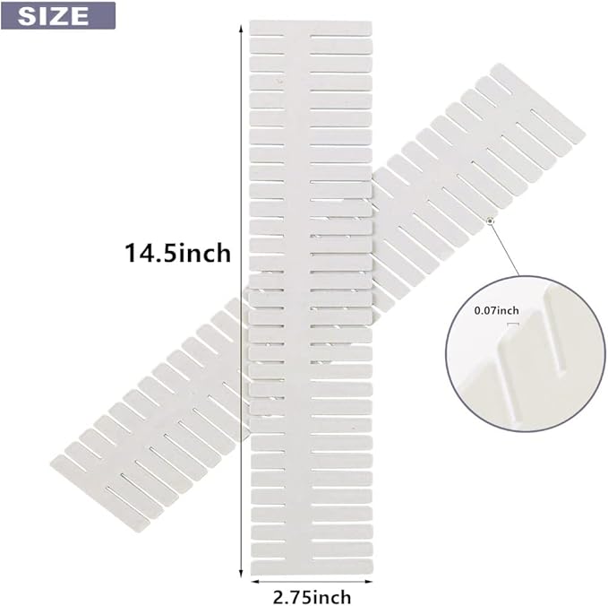 44Pcs Drawer Dividers with Fixing Buckle, Adjustable Drawer Organizer Storage - Image 2