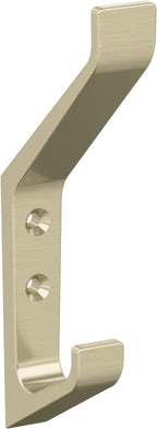Amerock H37003BBZ | Emerge Double Prong Decorative Wall Hook | Golden Champagne by Amerock